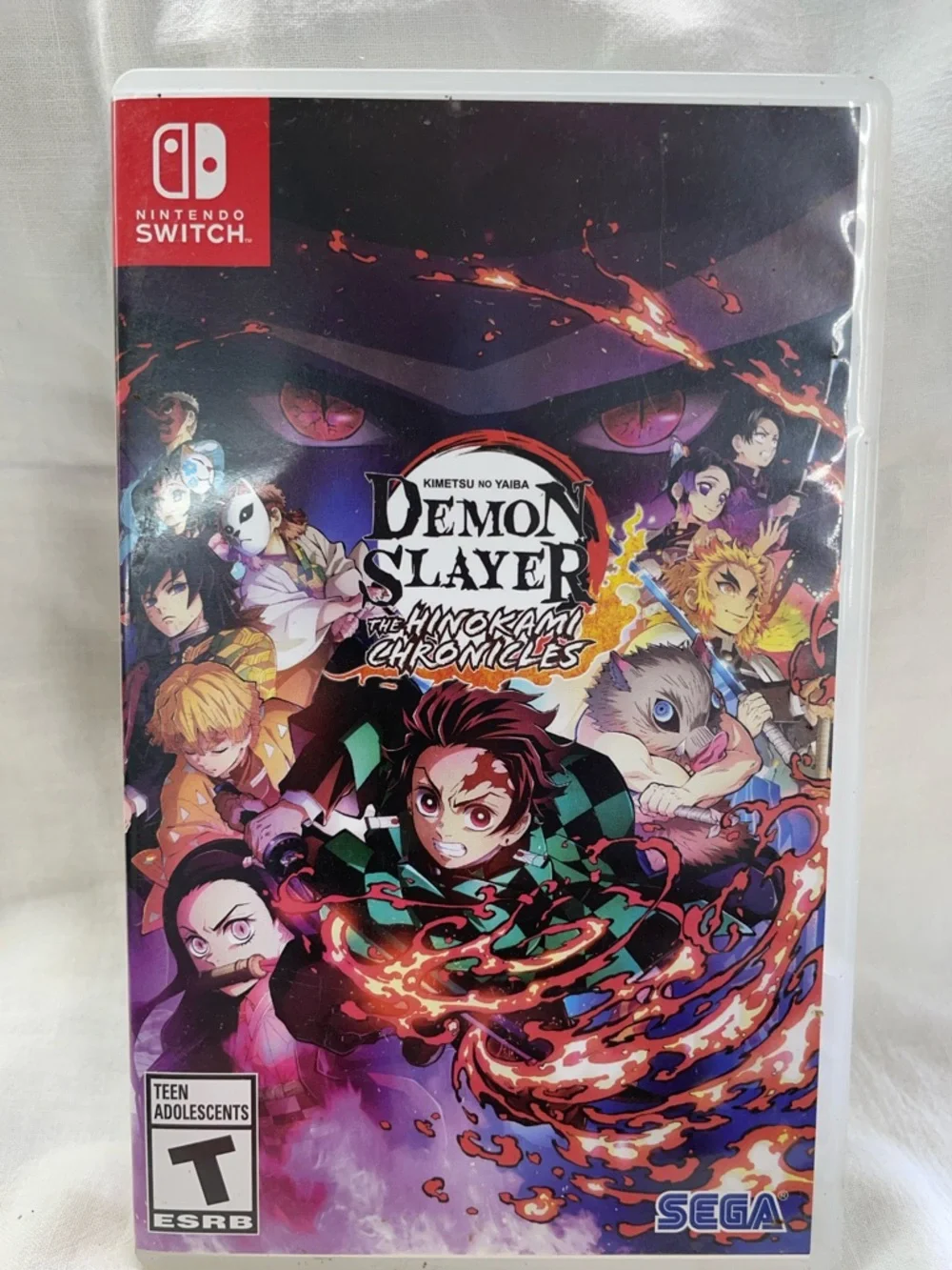 Nintendo Switch Demon Slayer: The Hinokami Chronicles video game - Purple Cover